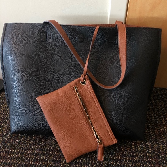 lucky brand leather tote